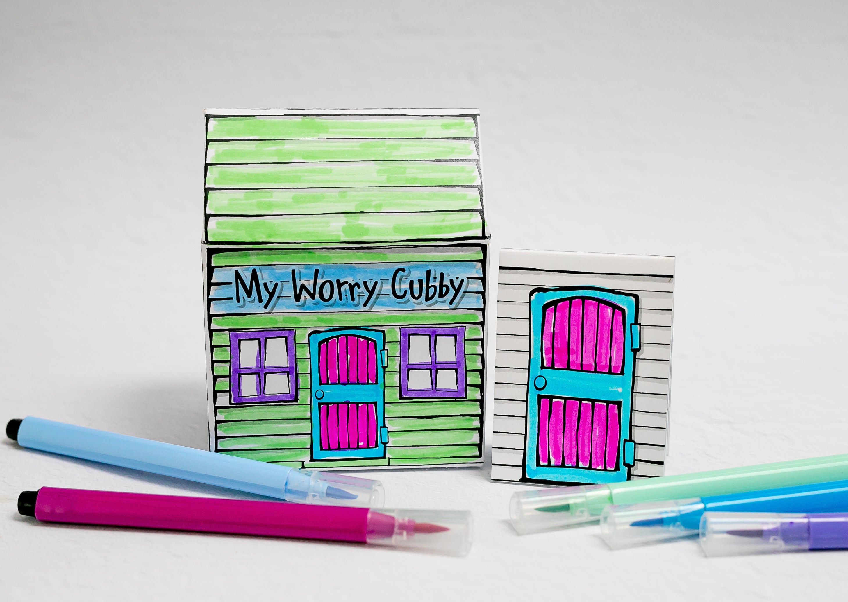 Worry Cubby Colour Creation